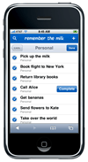 iPhone screenshot