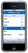 iPhone screenshot
