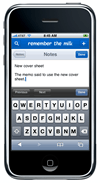 iPhone screenshot
