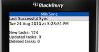 MilkSync for BlackBerry