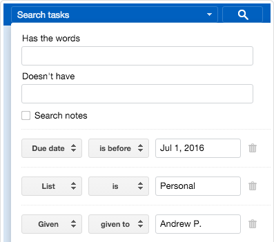 Cerca i tuoi impegni nel modo più intelligente.